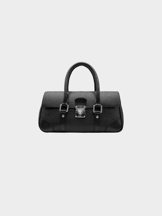 Louis Vuitton 2005 Black Epi Leather Segur PM Bag