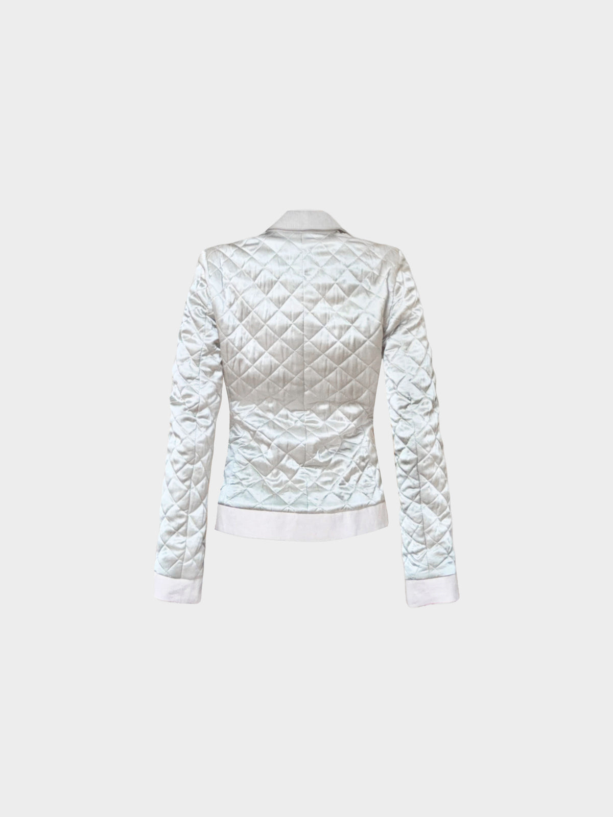John Galliano 2000s Quilted Satin Jacket