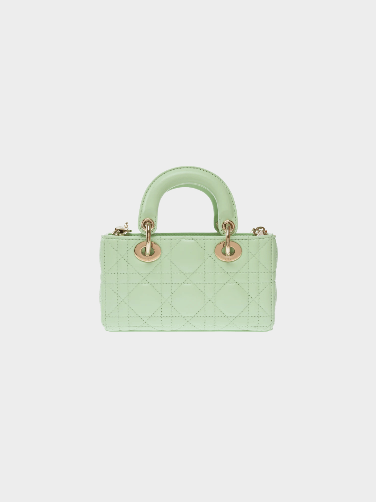 Christian Dior 2020s Mint Green Lady D-Joy Micro Handbag
