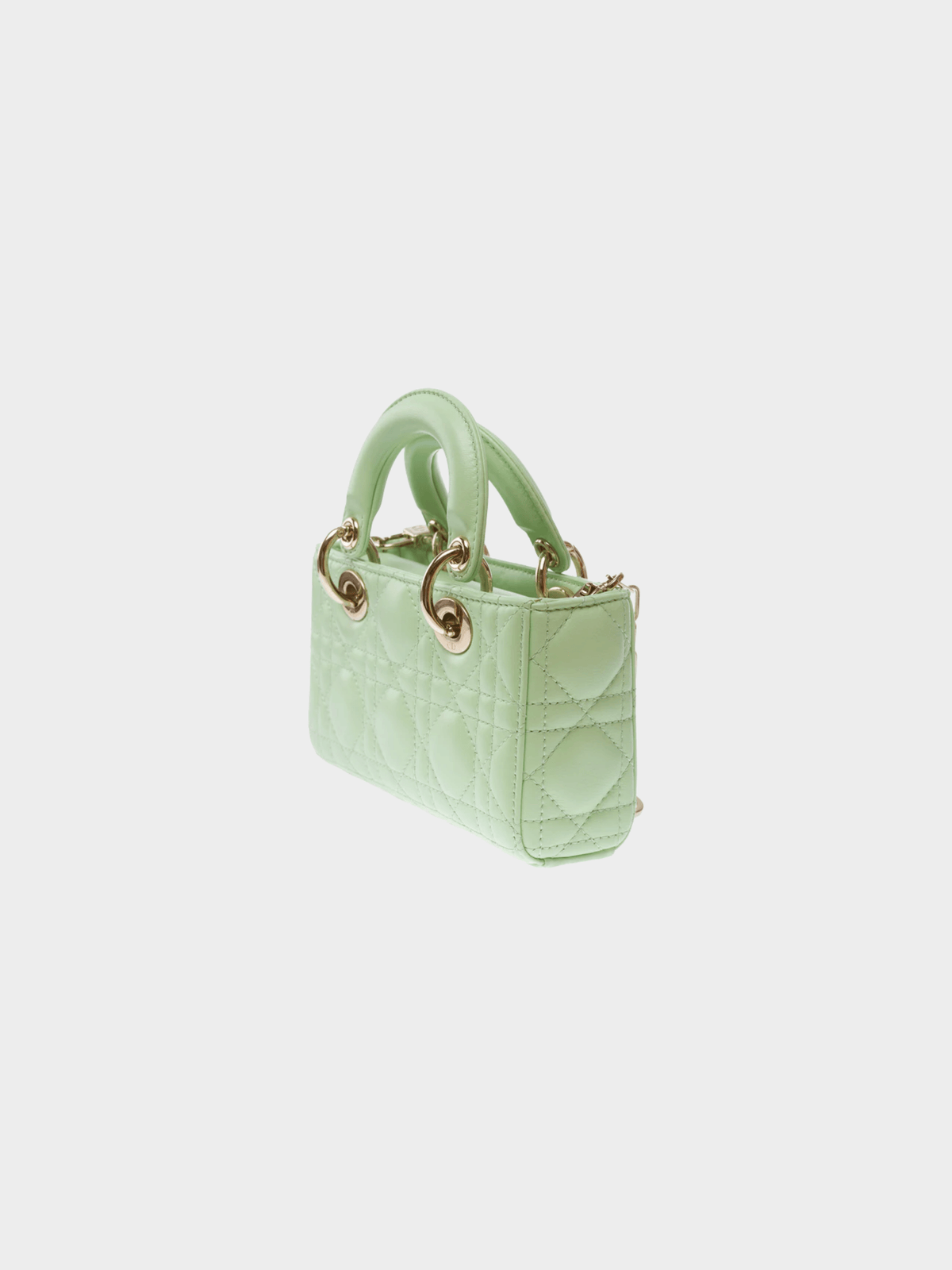 Christian Dior 2020s Mint Green Lady D-Joy Micro Handbag