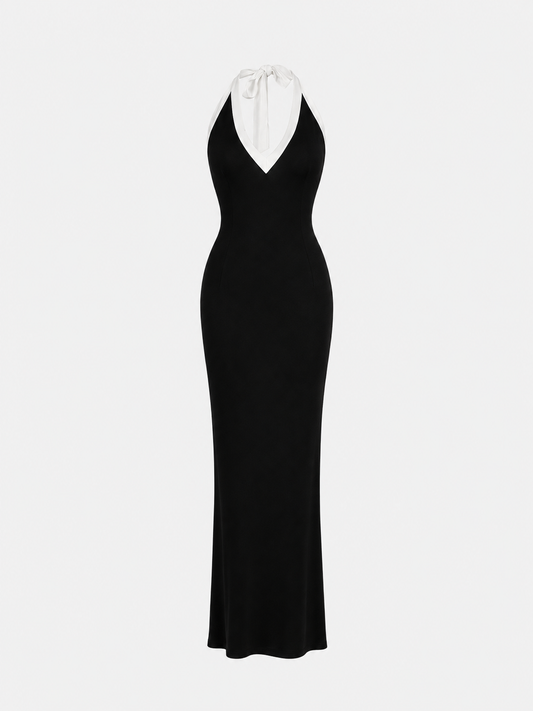 Miu Miu Resort 2010 Black Viscose Maxi Dress