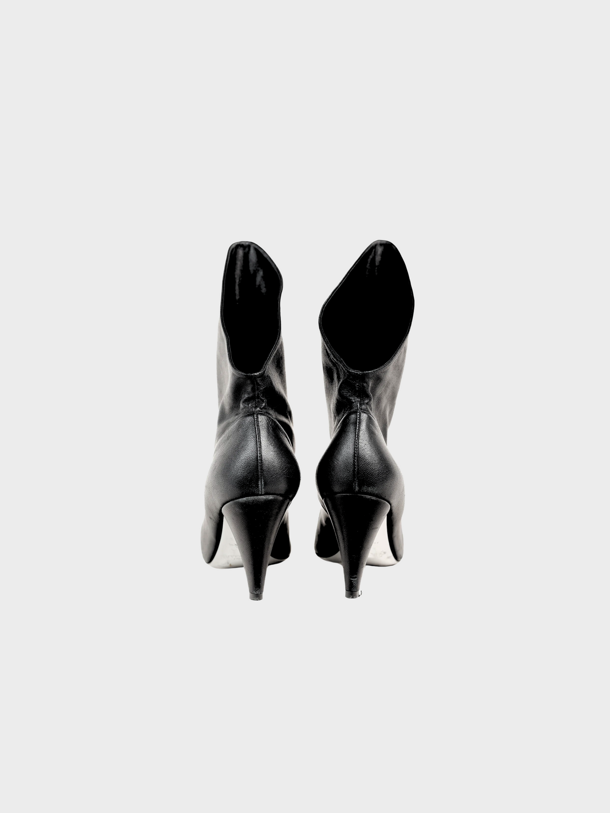Givenchy 2018 Runway Bottine Show 80 Fold-Over Black Ankle Boot