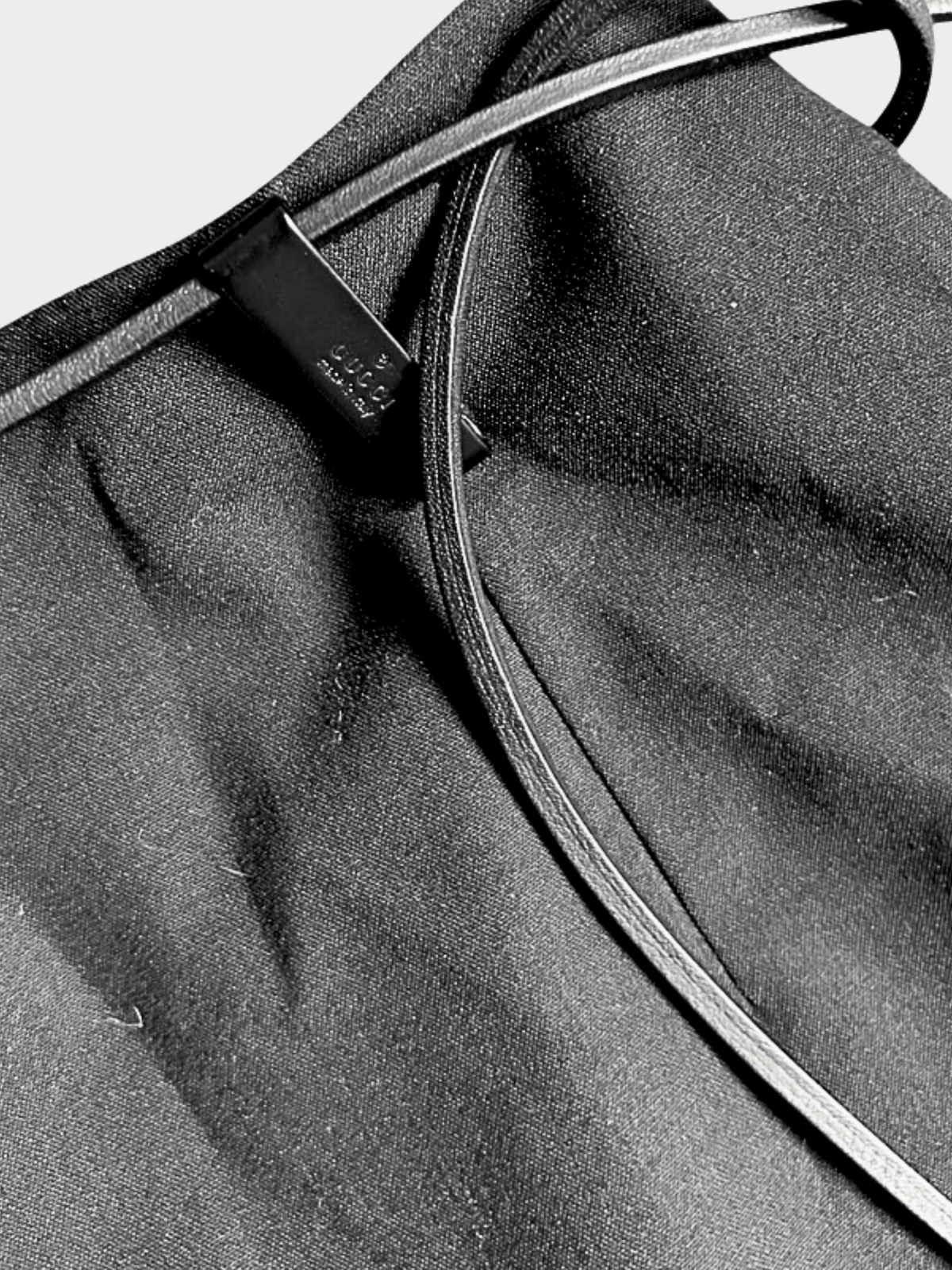 Gucci by Tom Ford 2000s Black Midi Skirt