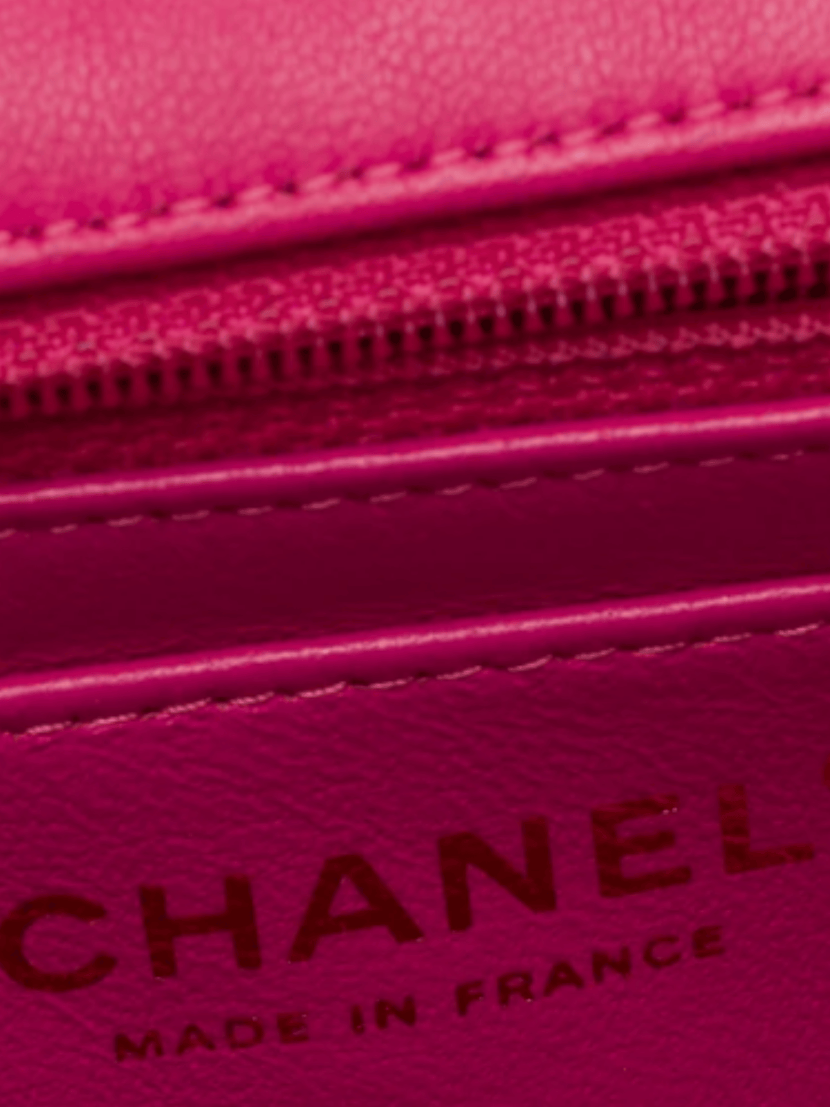 Chanel 2015-2016 Pink Mini Rectangular Classic Chevron Lambskin Single Flap Bag