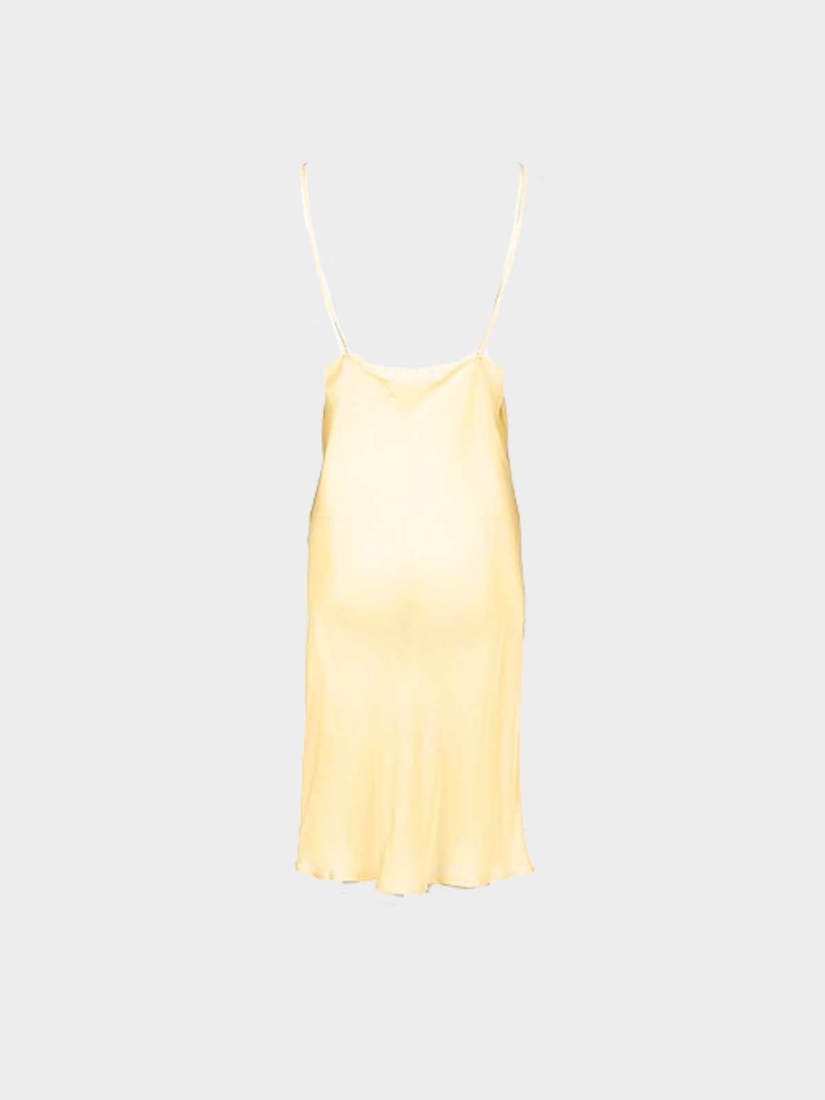 Miu Miu FW 1999 Light Yellow Sheer Dress