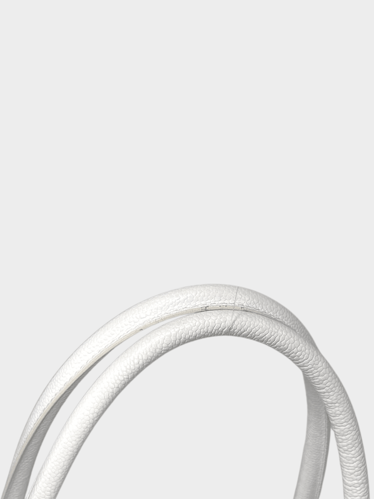 Chanel 2000s White Caviar Leather Tote Bag