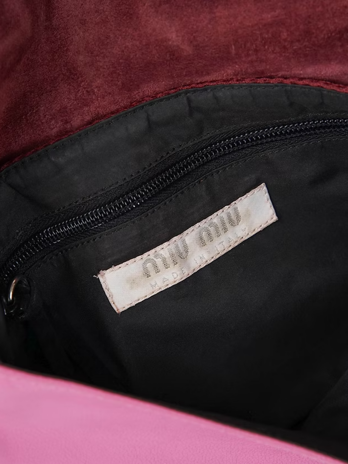 Miu Miu SS 2000 Pink Leather Bag
