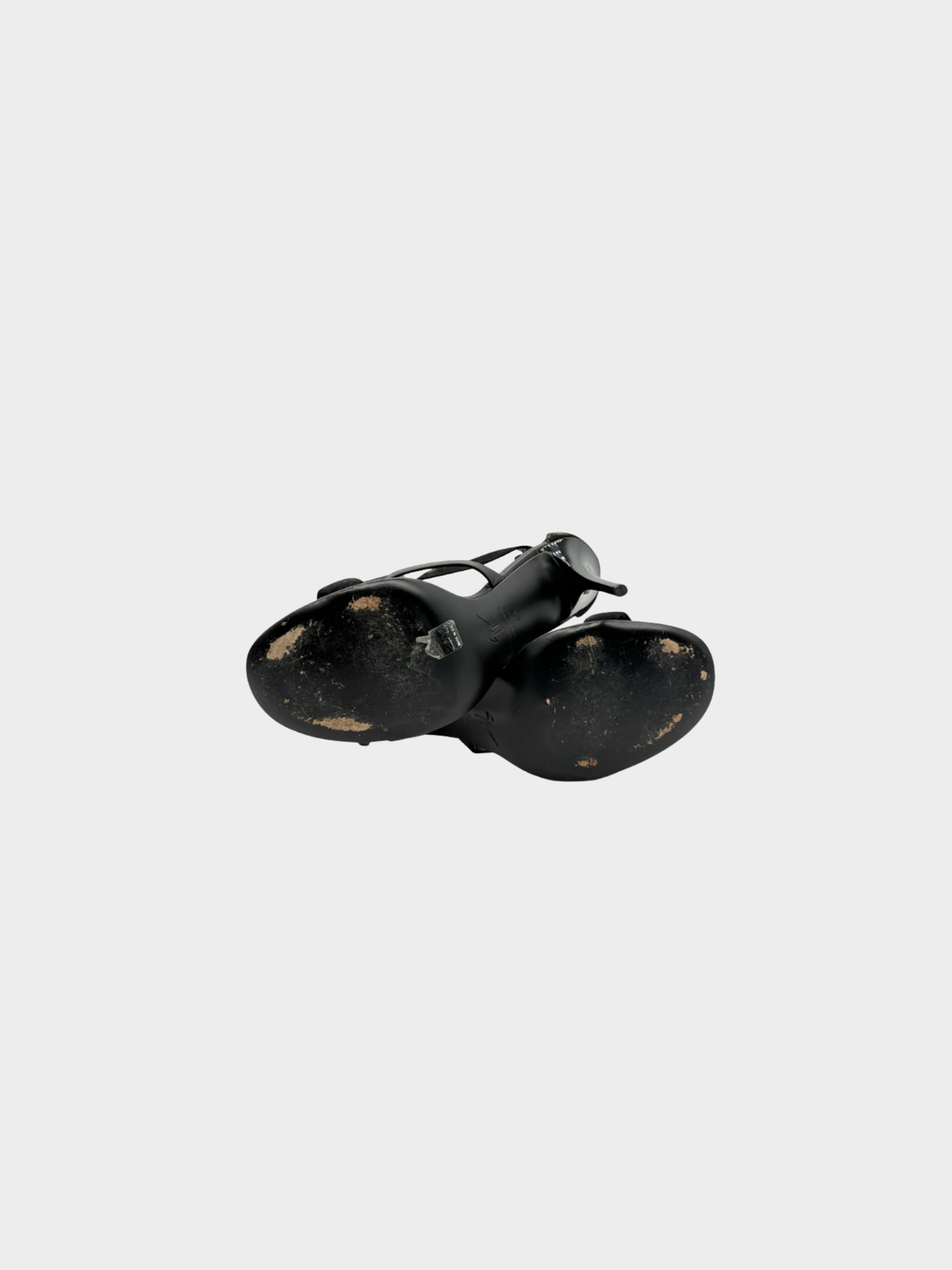Giuseppe Zanotti 2000s Black Sandal Heels