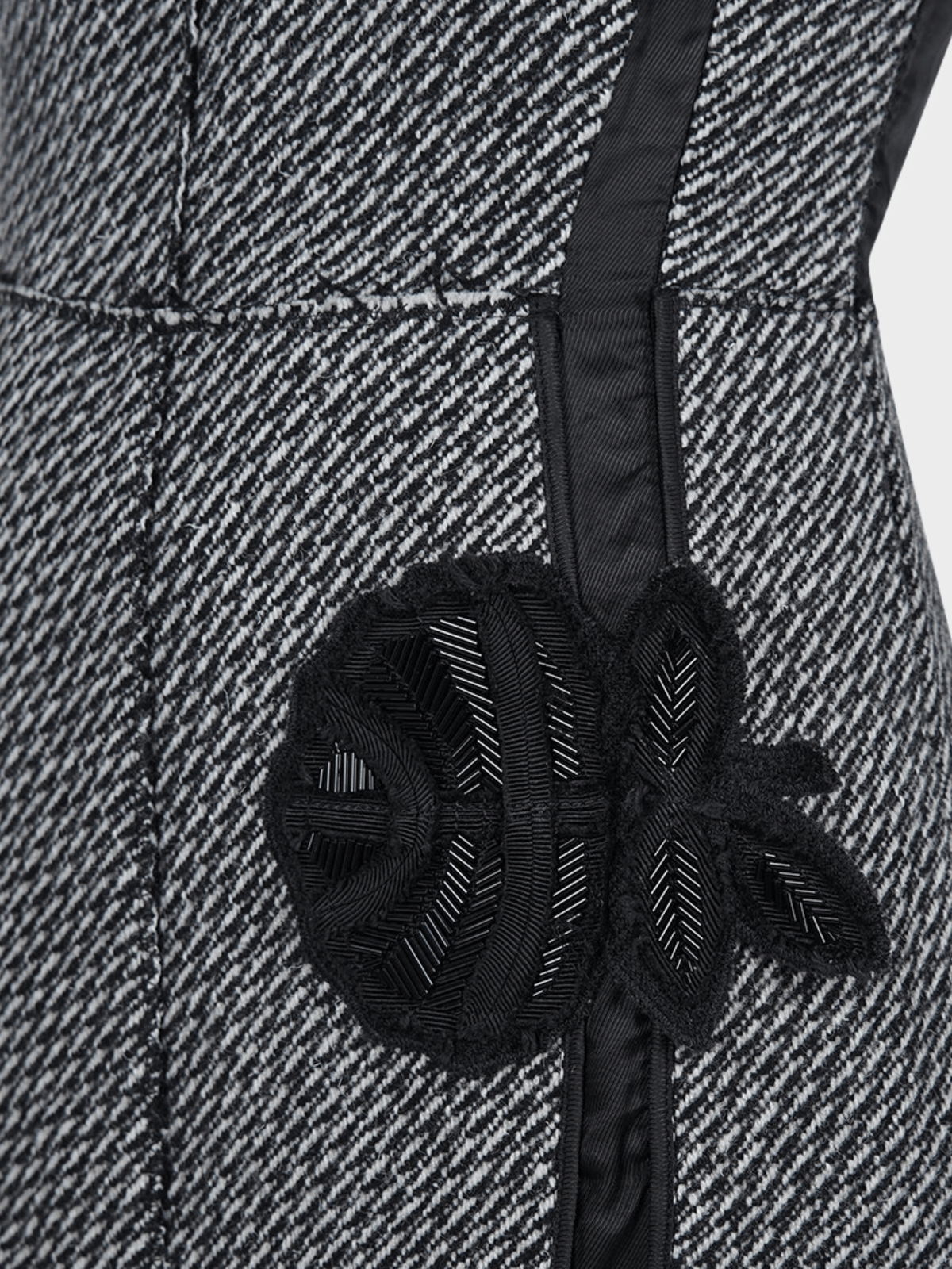 Prada FW 2003 Runway Tweed Wool Dress