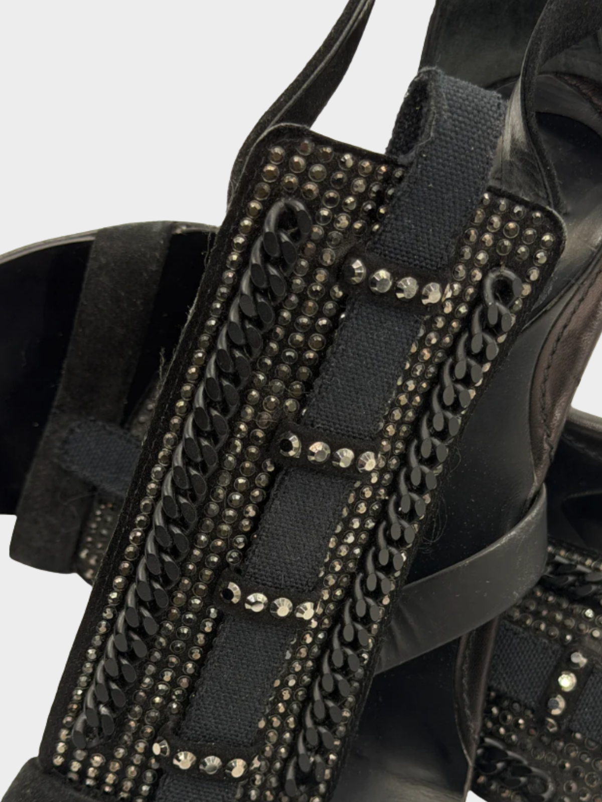 Giuseppe Zanotti 2000s Black Sandal Heels