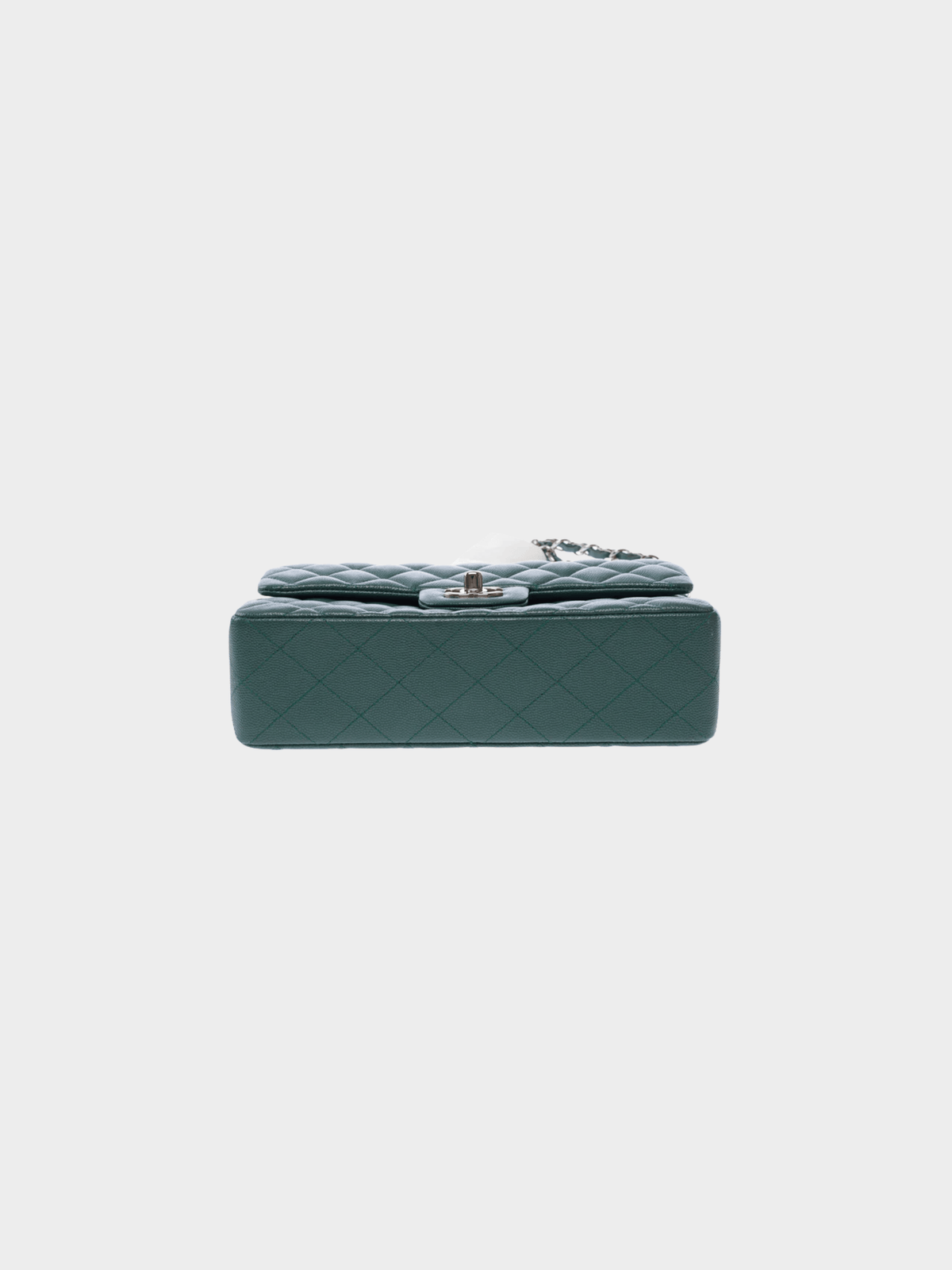 Chanel 2018 Dark Turquoise Classic Flap Bag