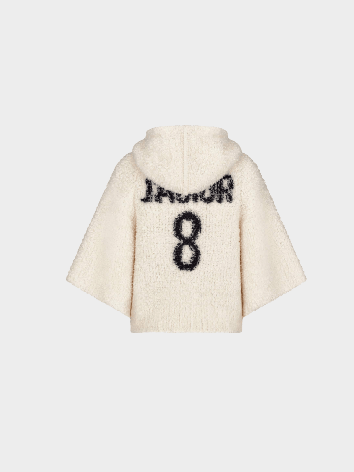 Christian Dior 2020s Cream 'J'Adior 8' Hooded Cardigan