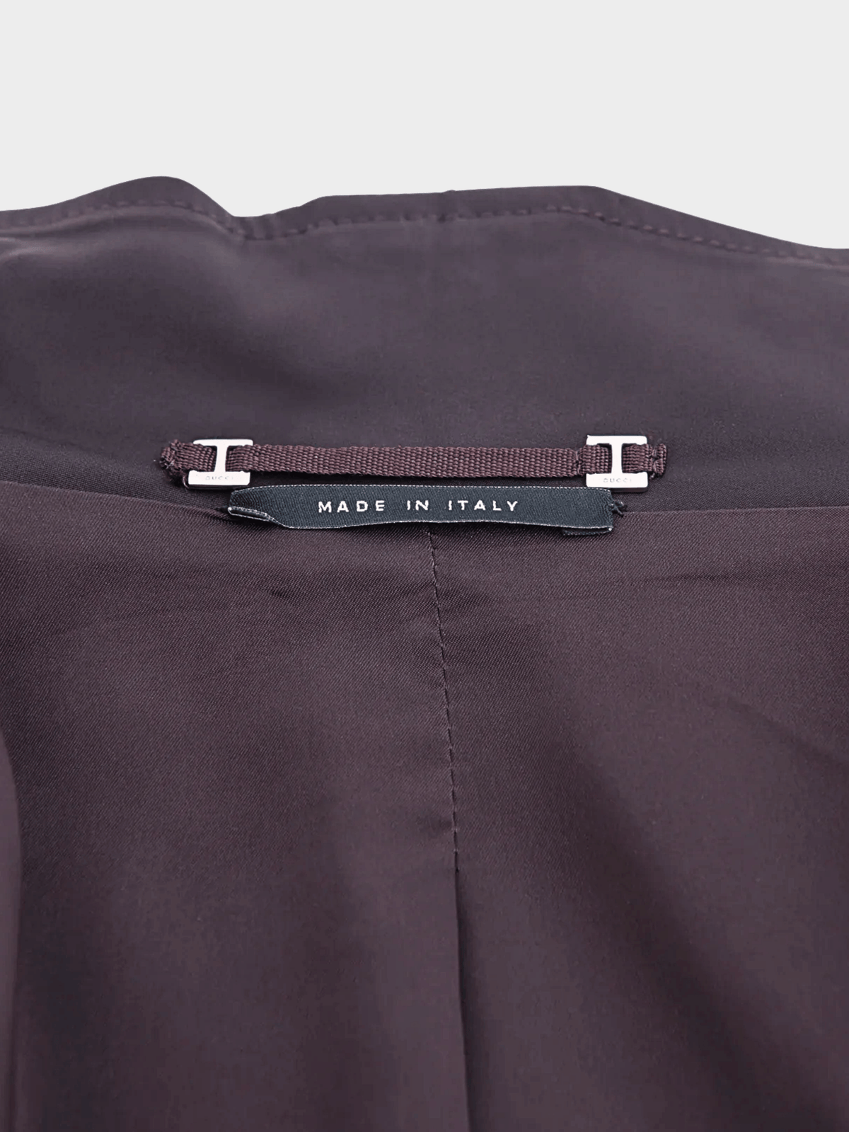 Gucci by Tom Ford FW 2004 Aubergine Taffeta Three Piece Set