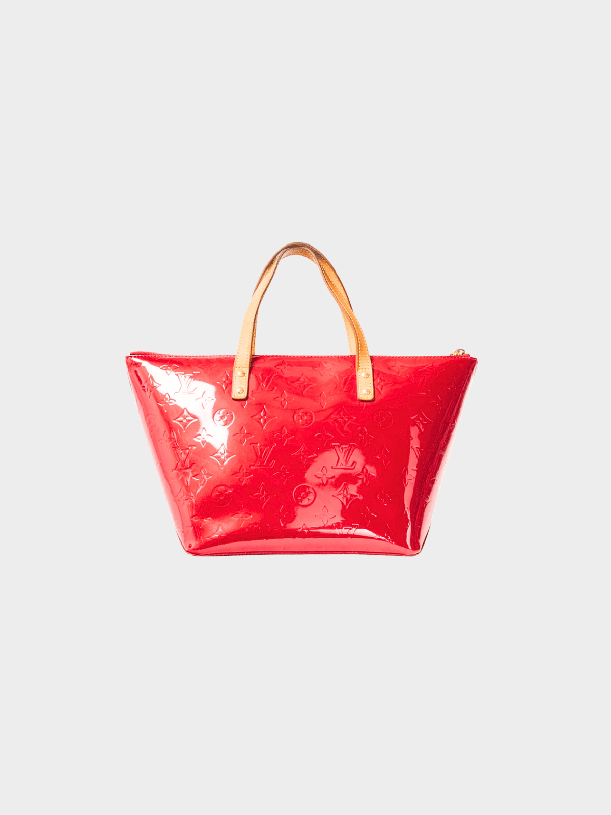 Louis Vuitton 2000s Bellevue PM Pomme D'Amour Monogram Vernis Tote