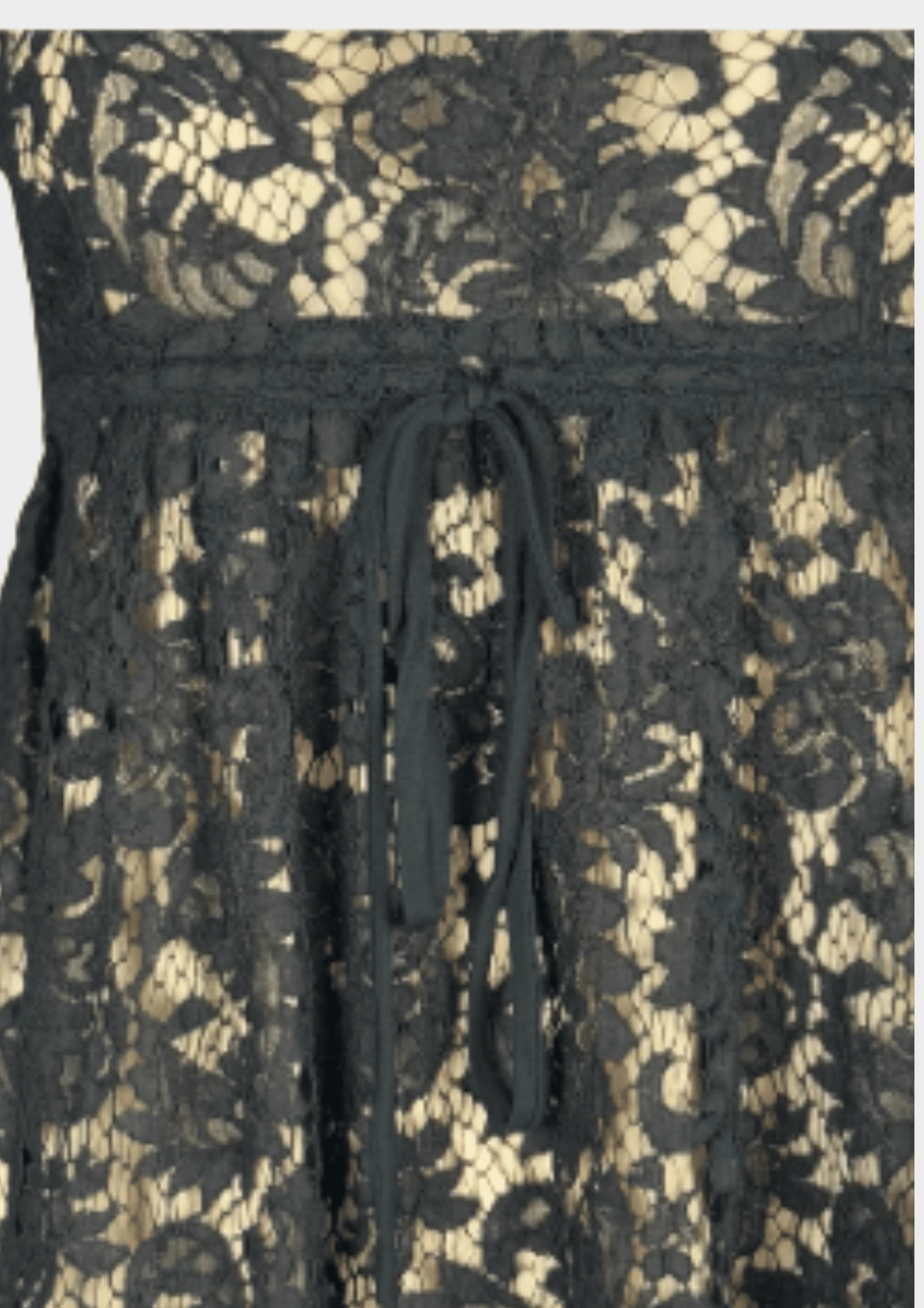 Gucci SS 1996 Runway Black Lace Mini Dress