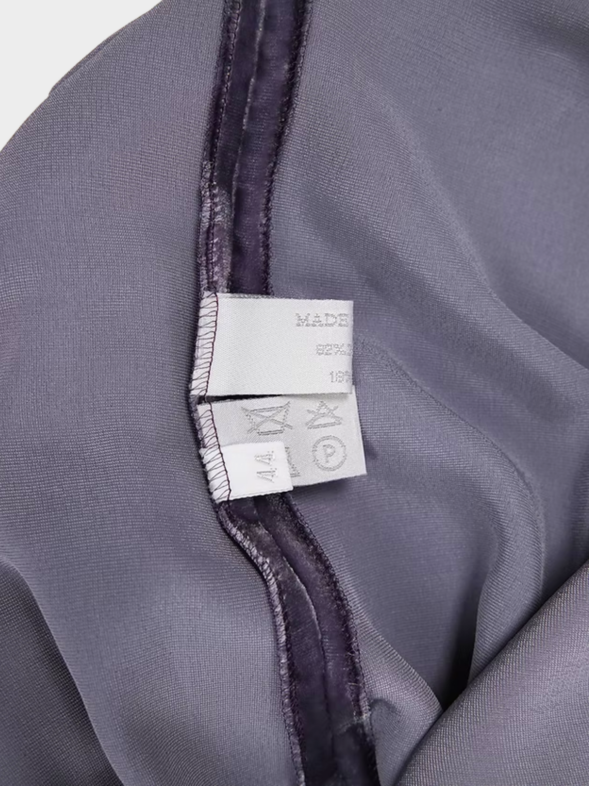 Miu Miu FW 1998 Lilac Velvet Babydoll Dress