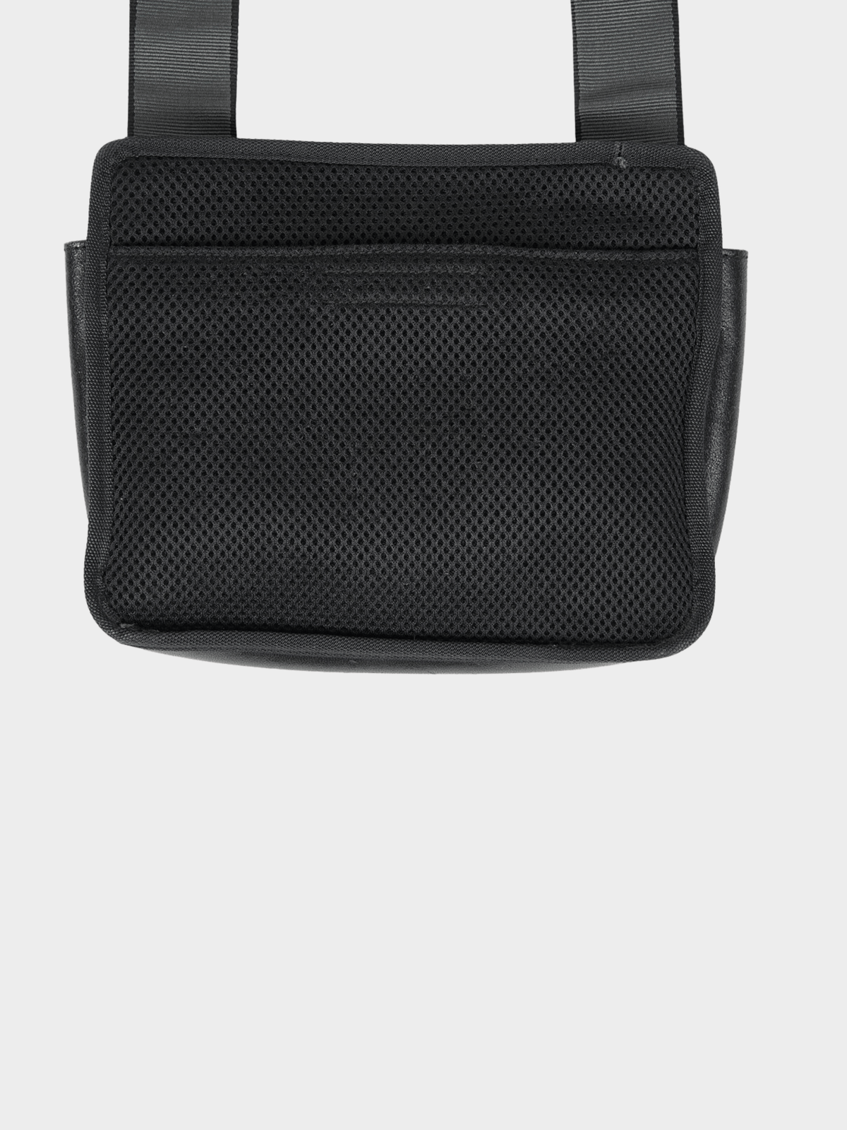 Miu Miu FW 1999 Black Leather Mesh Bag