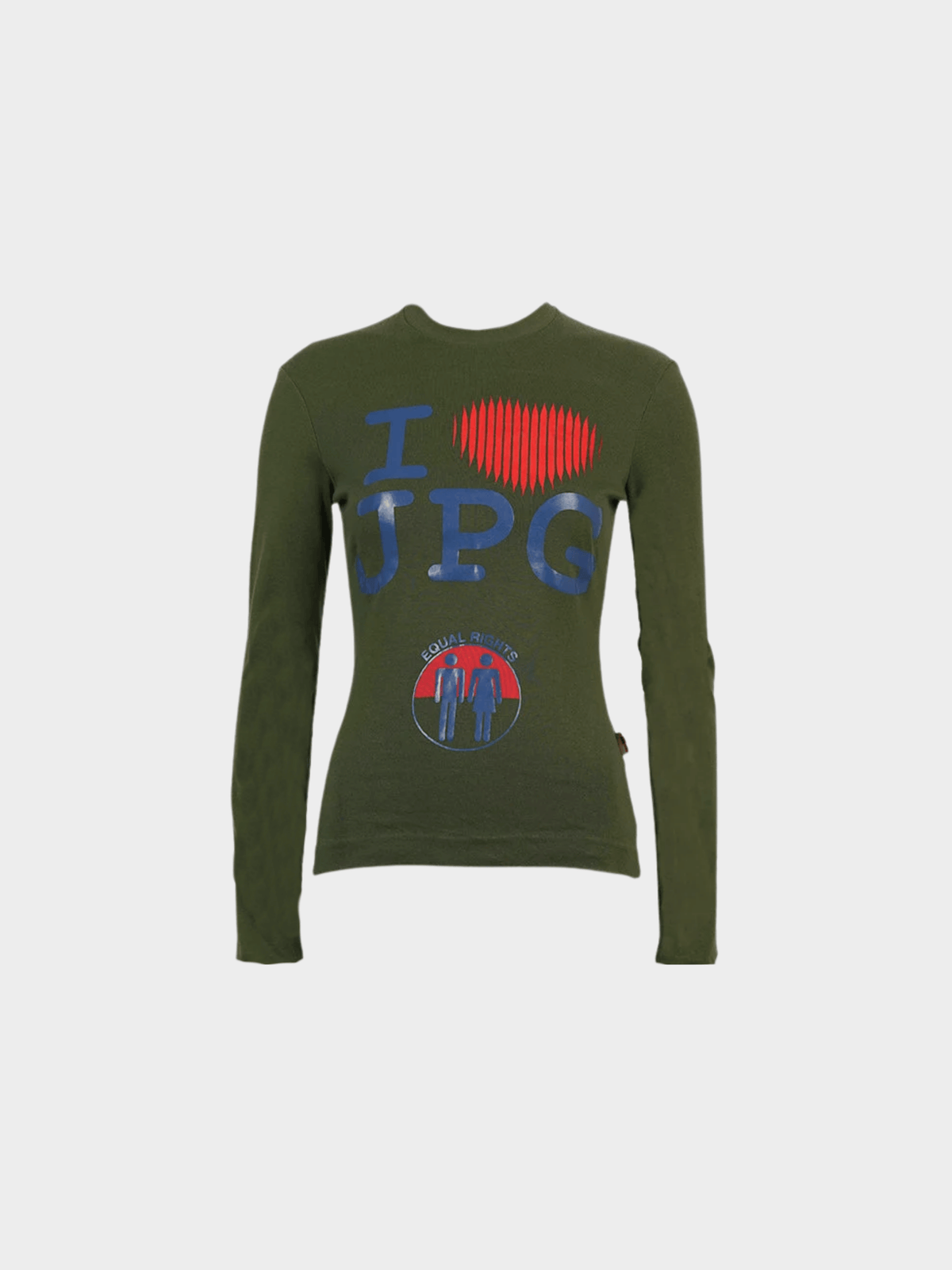 Jean Paul Gaultier 2000s Green Long Sleeve Top