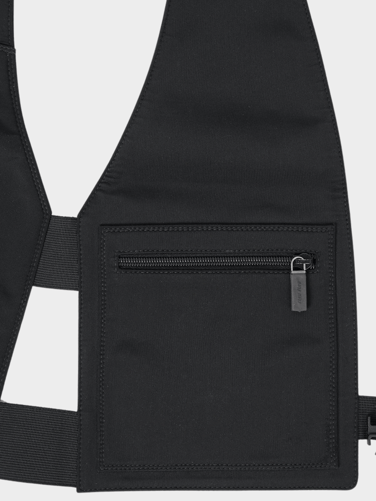 Miu Miu SS 1999 Black Vest Bag