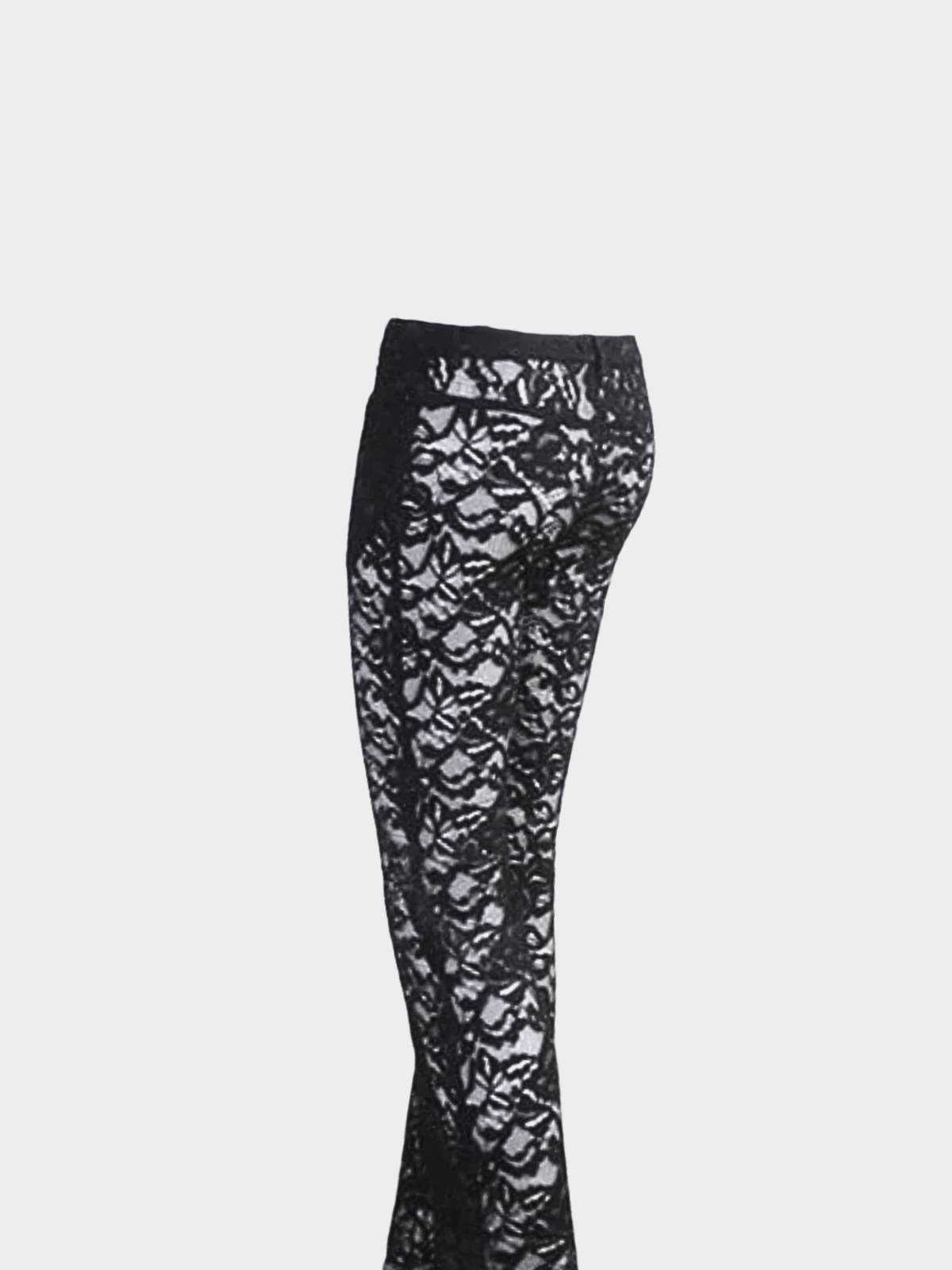 Alexander McQueen SS 1999 Black Lace Trousers