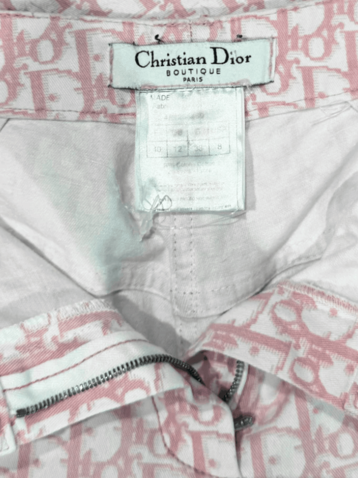 Christian Dior SS 2004 Pink Diorissimo Jeans
