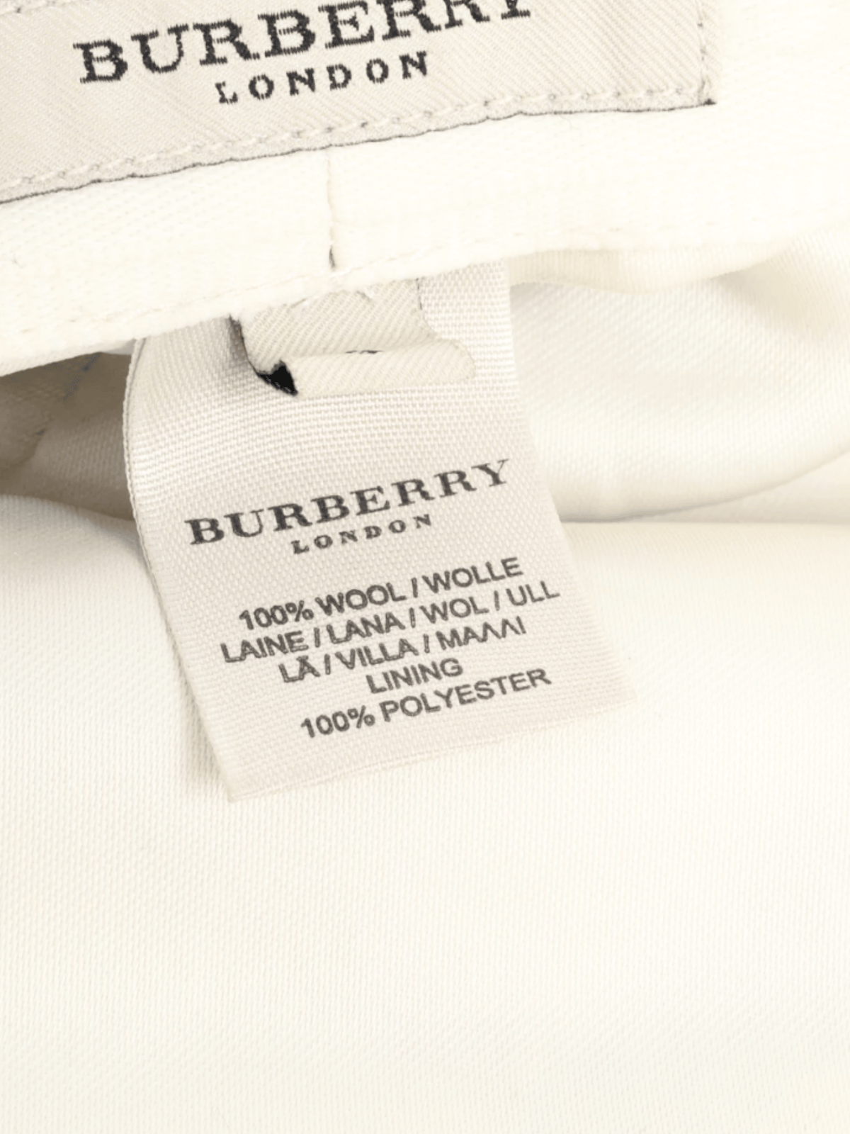 Burberry 2000s Beige Check Wool-Tweed Newsboy Cap