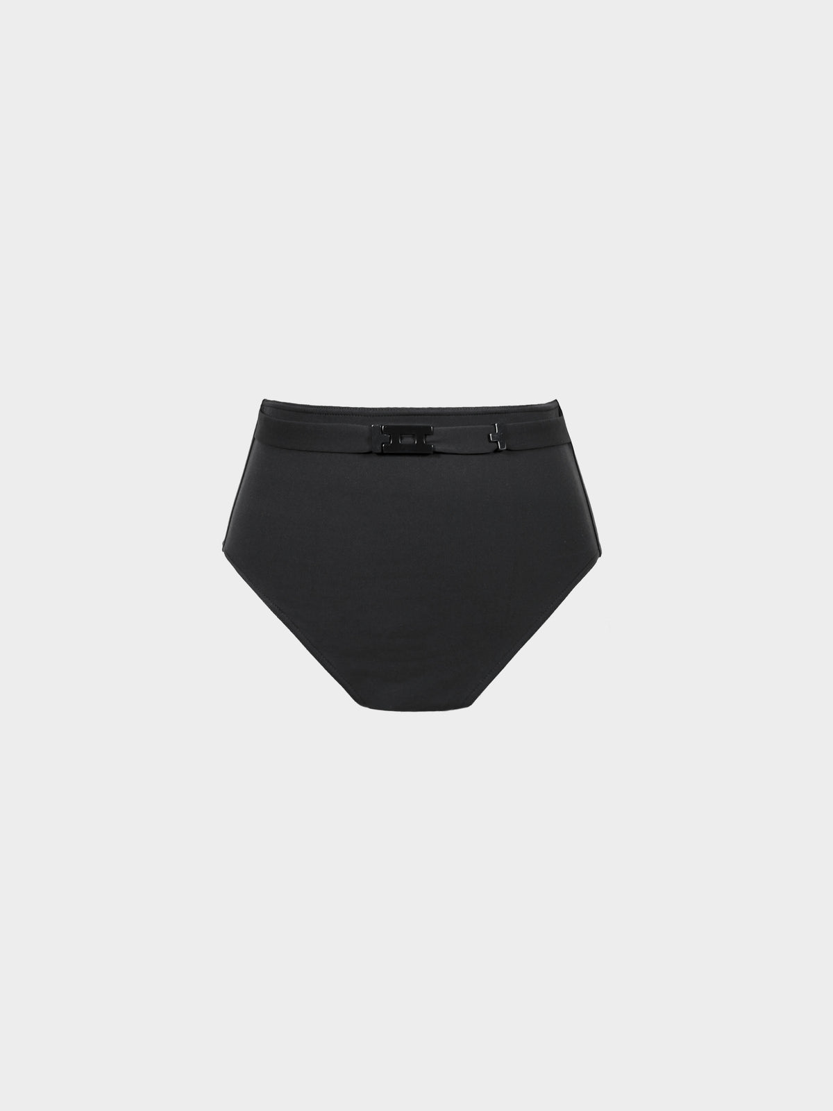 Hermes 2000s Black Belted Bikini Bottom