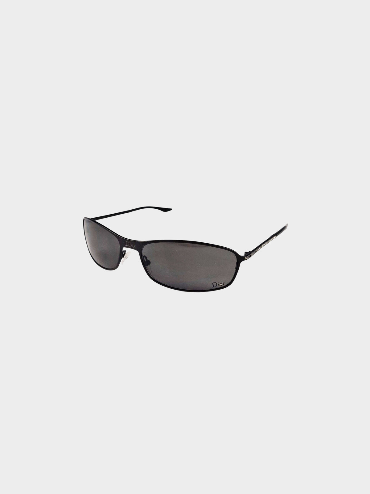 Christian Dior 2000s Black Hard Dior 2 Sunglasses