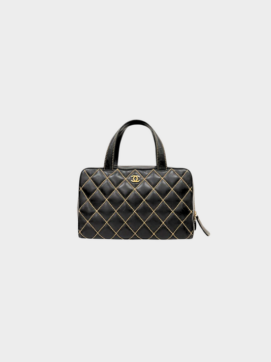 Chanel 2001 Black Wild Stitch Bag