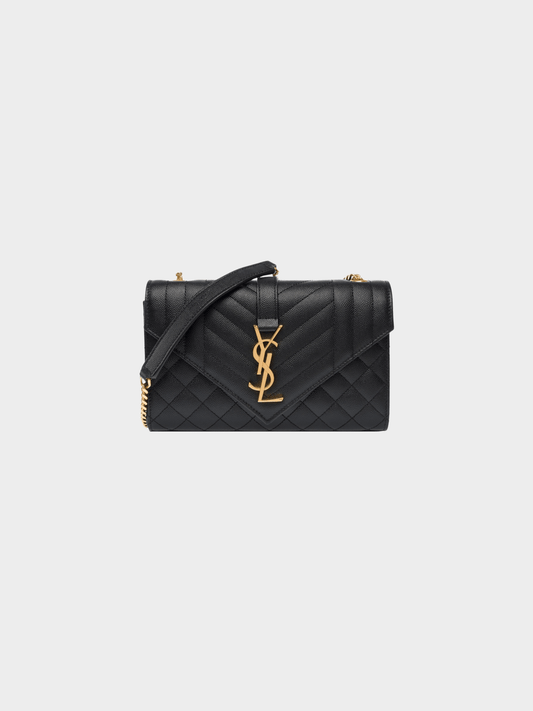 Yves Saint Laurent 2010s Black Leather Bag
