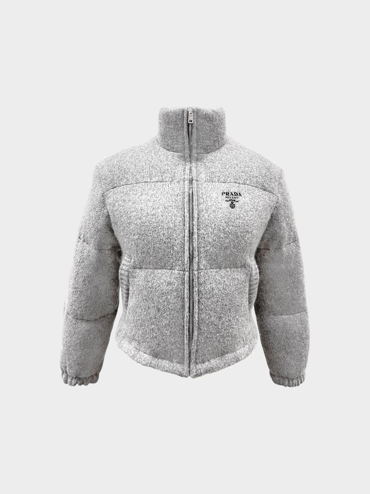 Prada 2021 Grey Down-filled Puffer Jacket