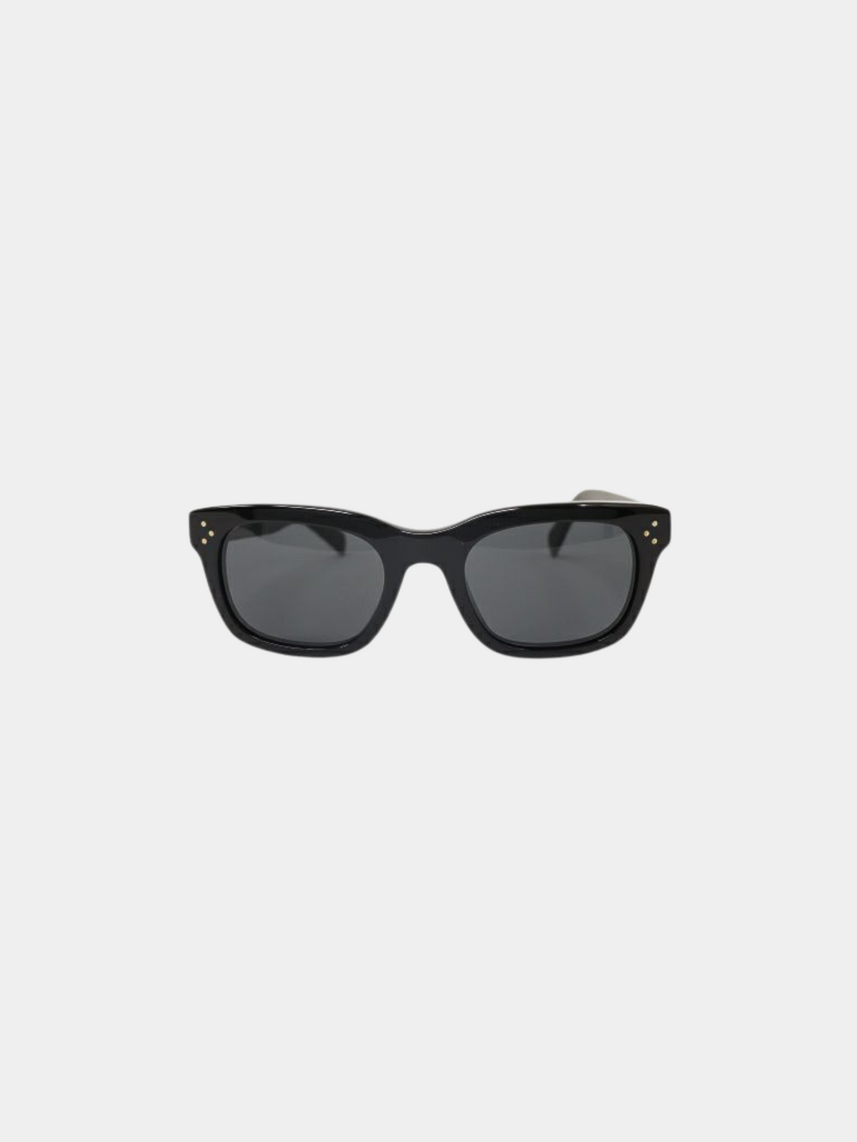 Celine 2010s Black Logo Sunglasses