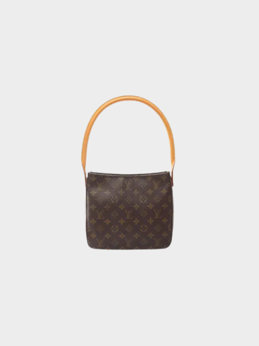 Louis Vuitton 2000s Brown Monogram Canvas Looping MM Shoulder Bag