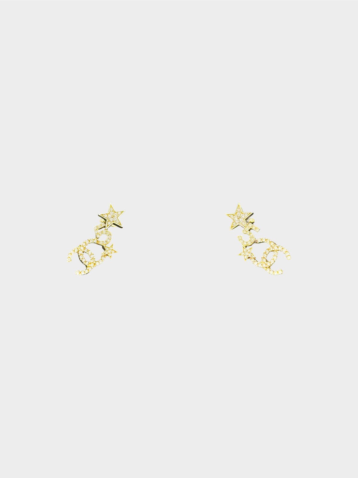 Chanel 2022 CC No. 5 Star Cluster Climber Stud Earrings
