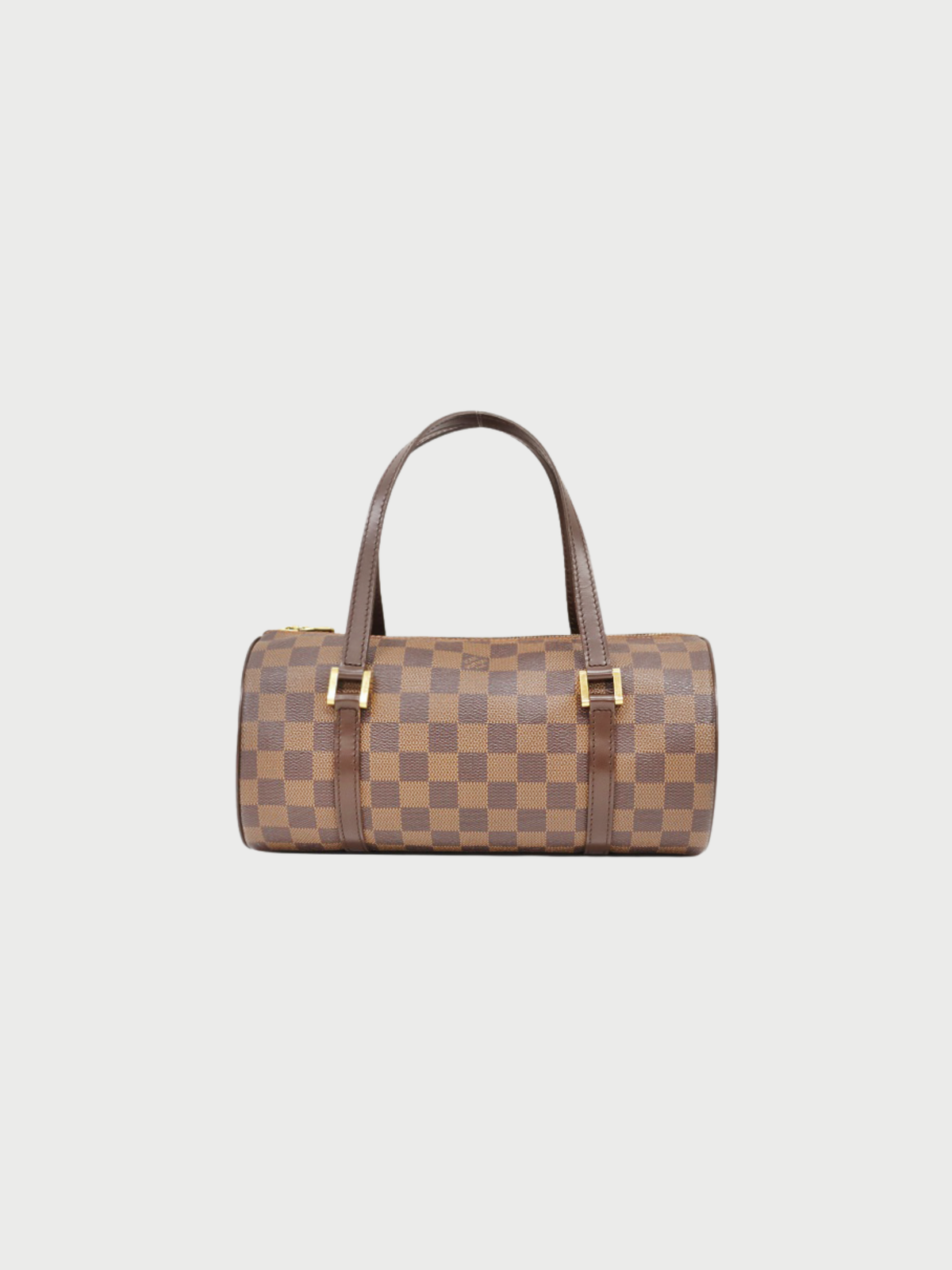Louis Vuitton 2005 Brown Damier PVC Leather Papillon 26 Bag