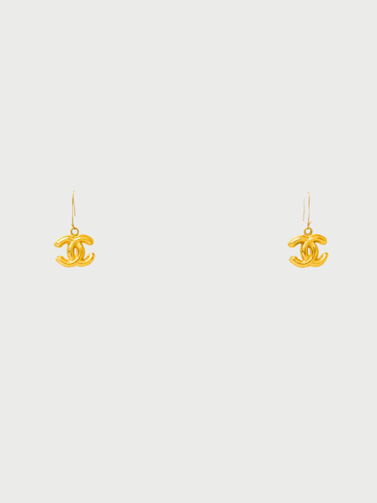 Chanel 2000s Gold COCO Earrings