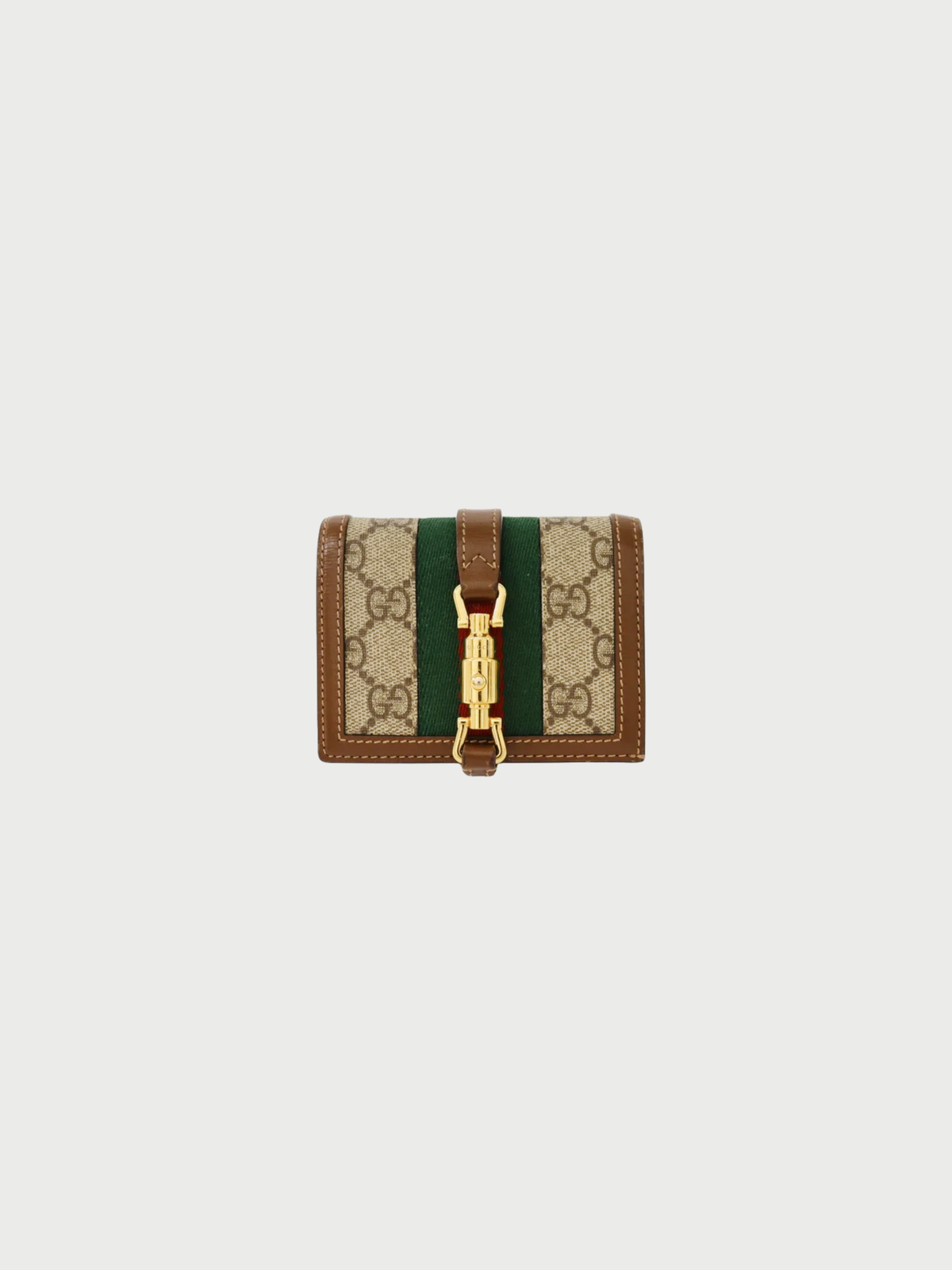 Gucci 2020s Beige Brown Jackie 1961 Wallet