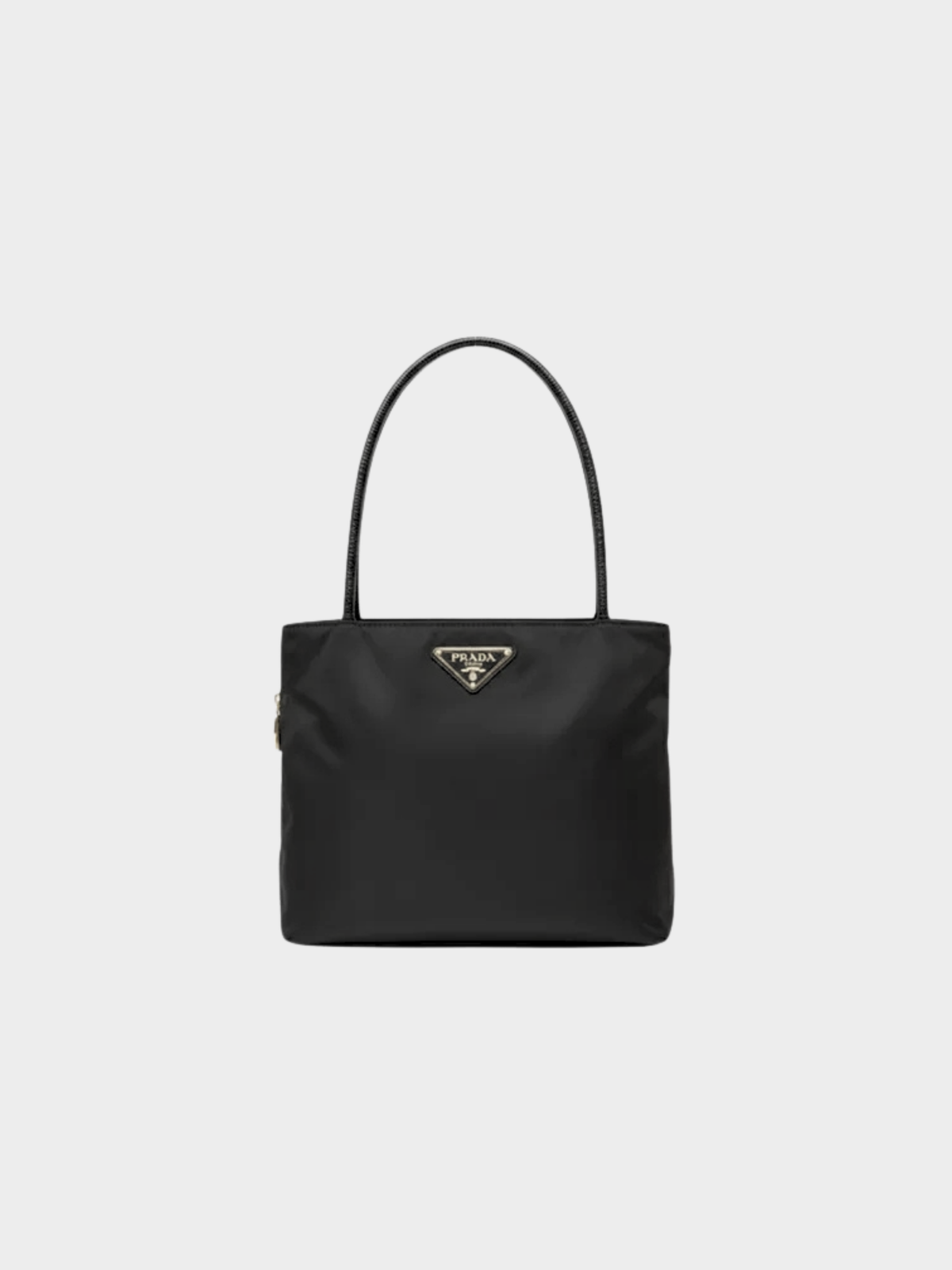 Prada 2000s Black Tessuto Nylon Small Tote Bag