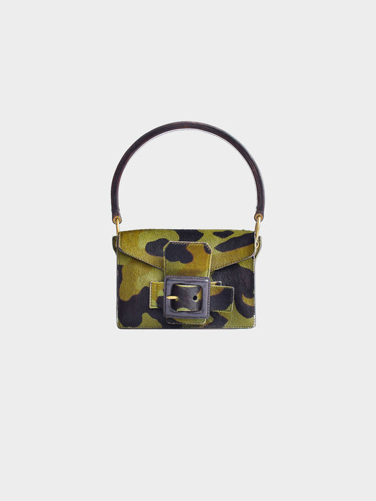 Miu Miu FW 2003 Camo Print Fur Handbag