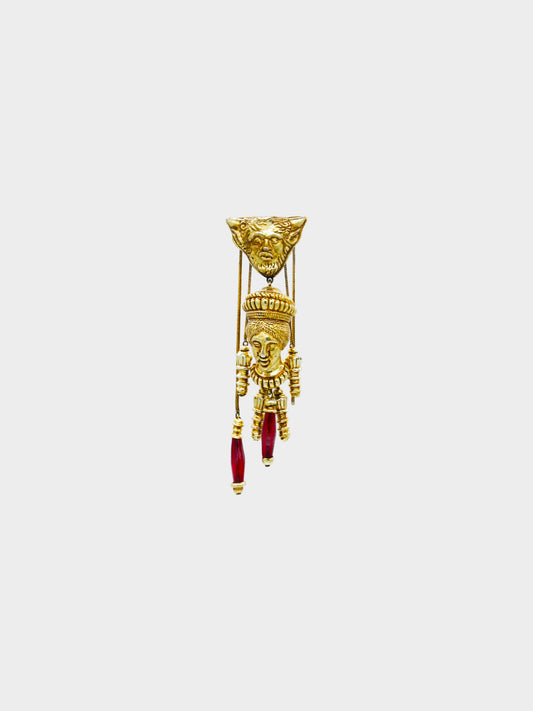 Christian Dior by John Galliano SS 2001 Rare Gold Wonder Woman Ear Clip