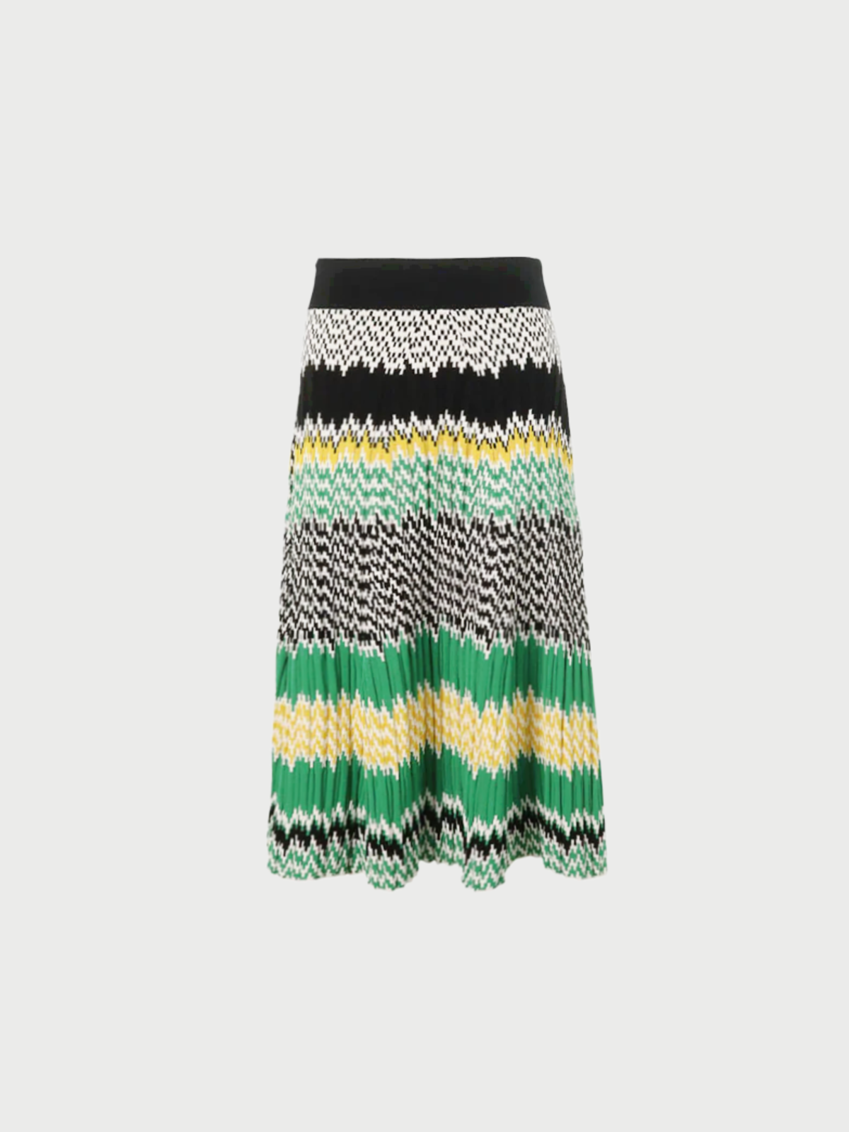 Celine by Phoebe Philo 2015 Multicolor Rayon Blend Skirt