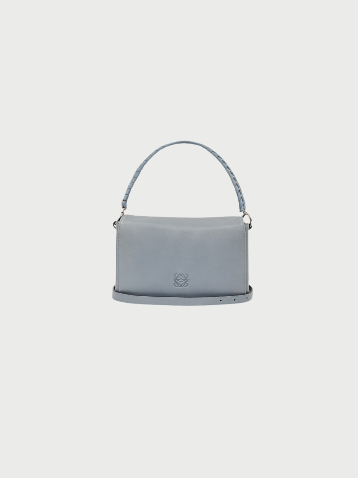 Loewe SS 2014 Blue Leather Anagram 2Way Shoulder Bag