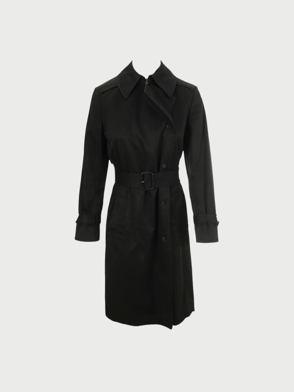 Maison Martin Margiela 2004 Dark Navy Cotton Coat