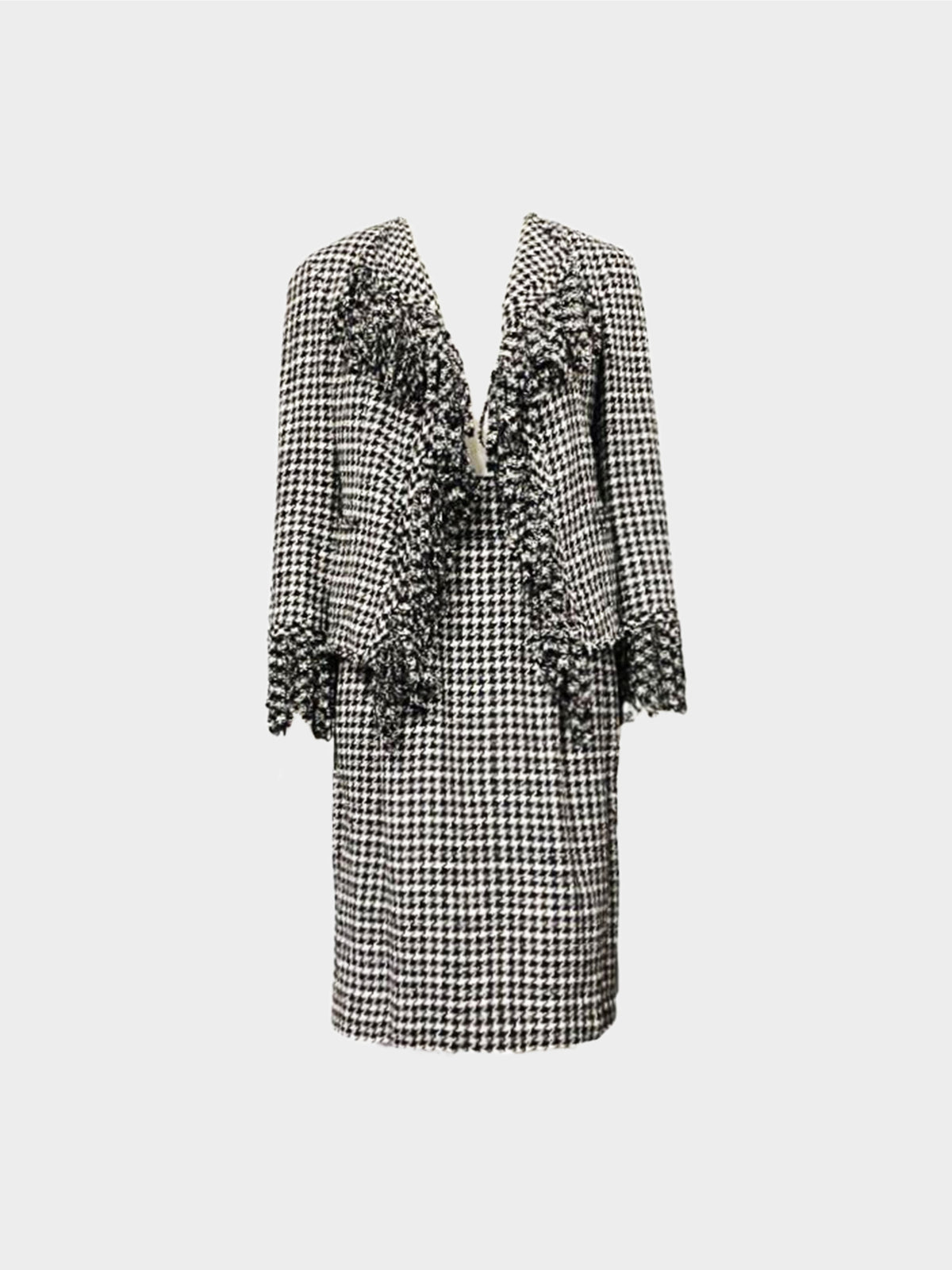 Chanel SS 2007 Houndstooth Tweed Set
