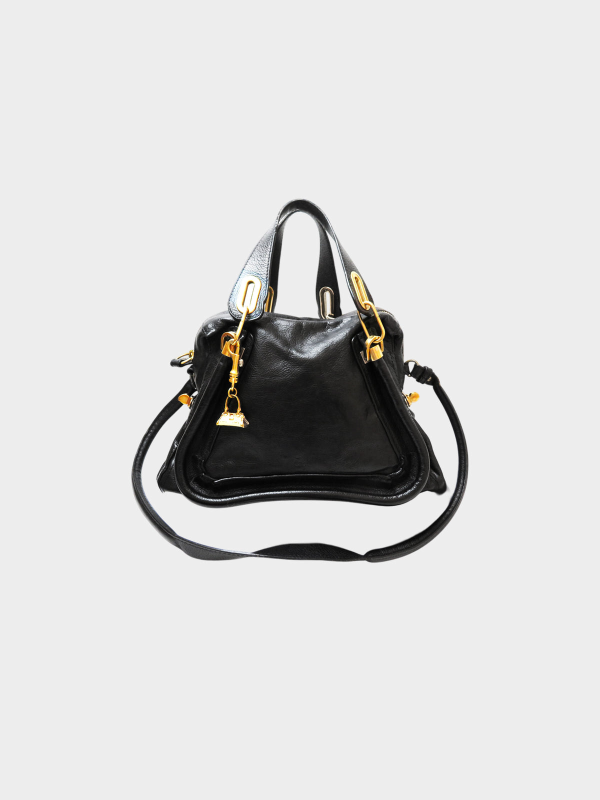 Chloé 2010 Black Leather Paraty Handbag