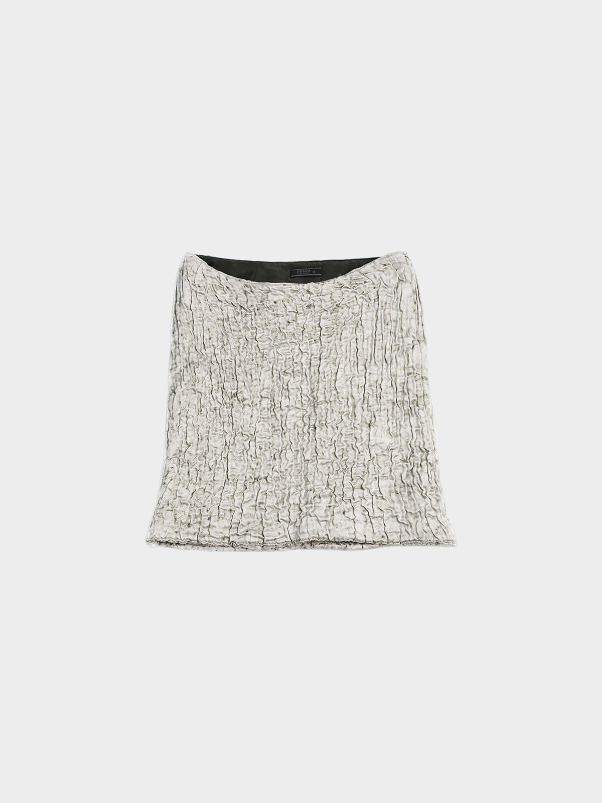 Prada FW 1998 Crinkled Skirt