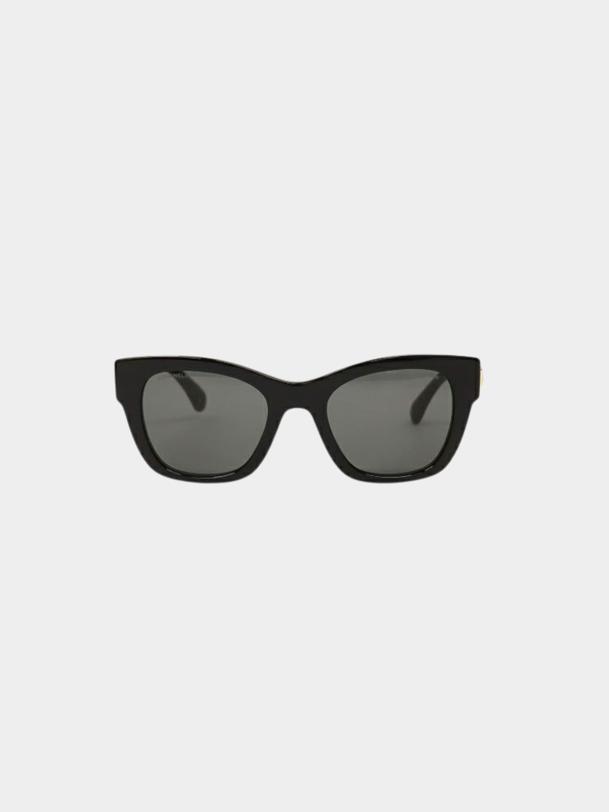Chanel 2000s Black COCO Sunglasses