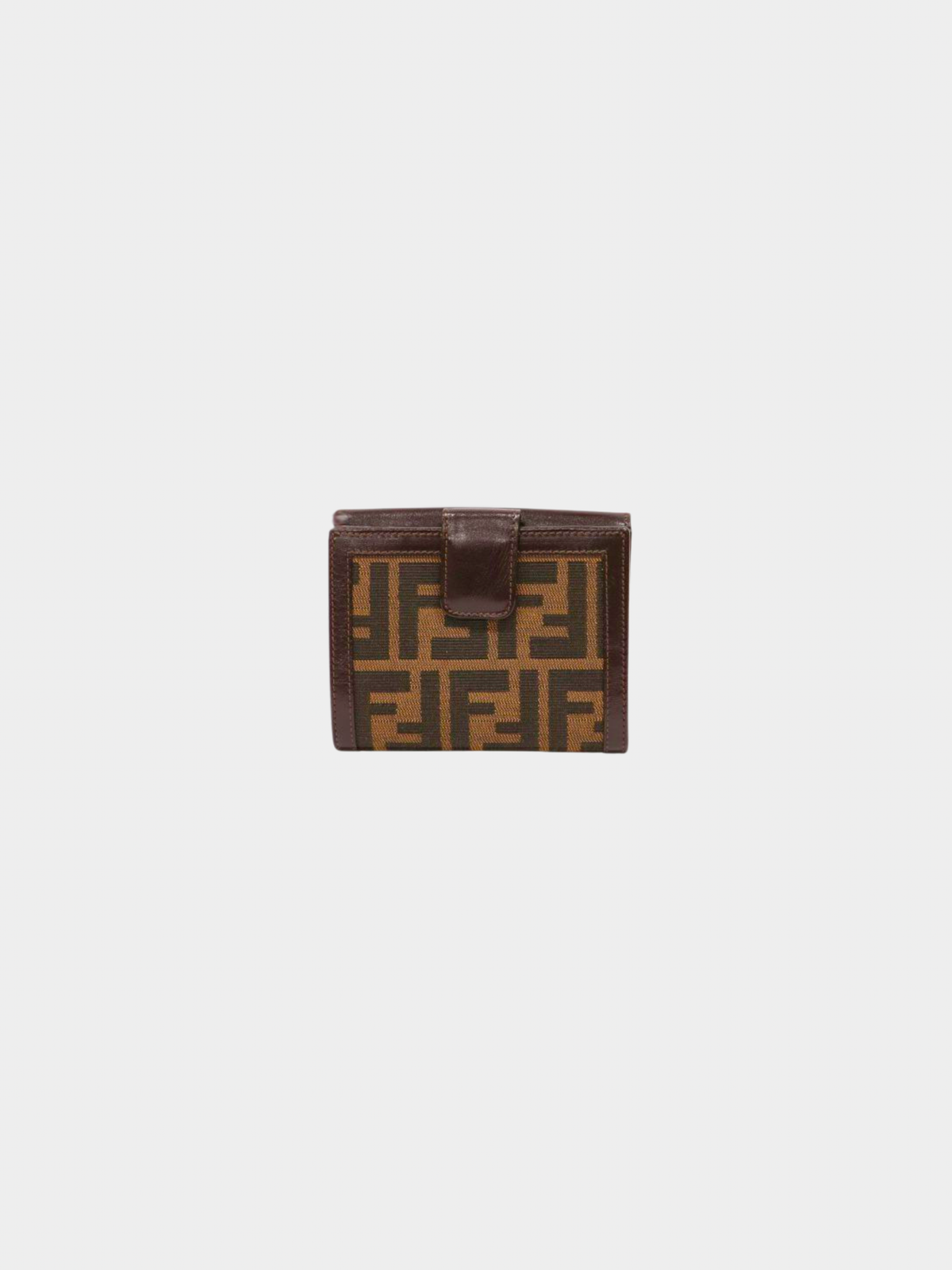Fendi 2000s Brown Zucca Canvas Wallet