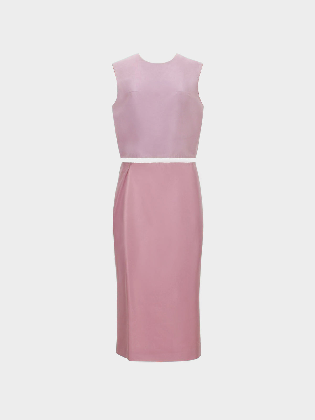 Prada 2000s Rare Pink Nylon Tank Top and Skirt Set