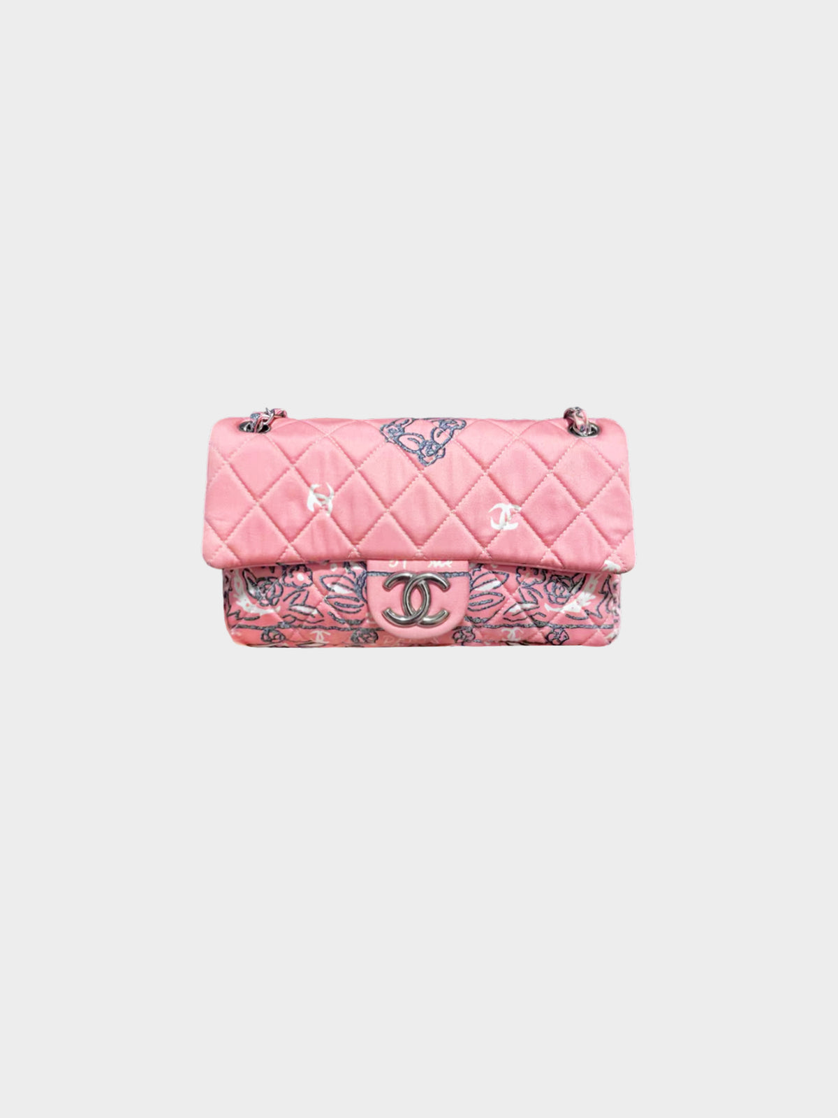 Chanel 2013 Pink Bandana Rare Flap